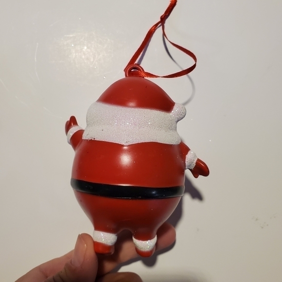 Chubby Santa sparkle glitter Ornament - Picture 6 of 8